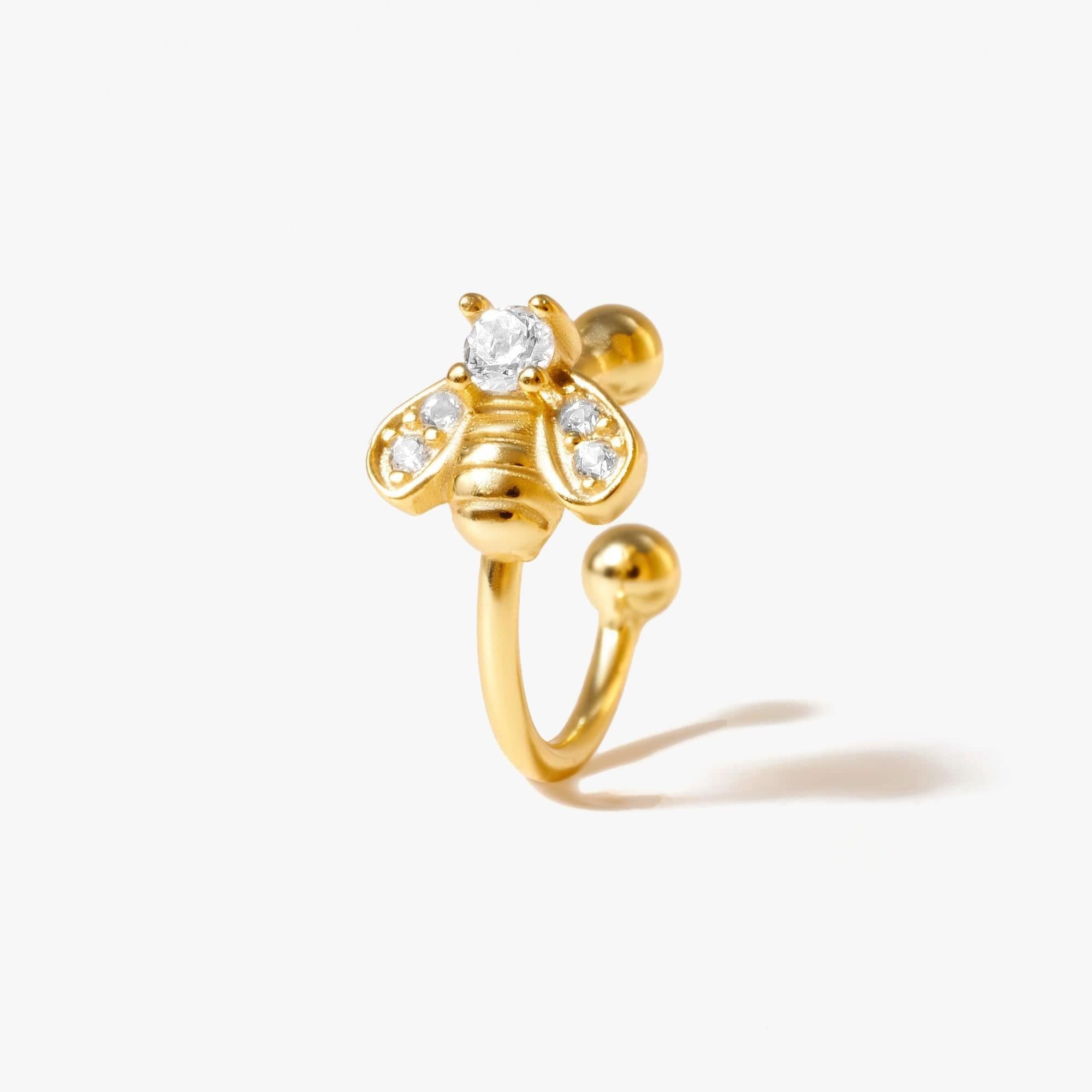 Bee Ear Cuff & Animal Earrings - EricaJewels