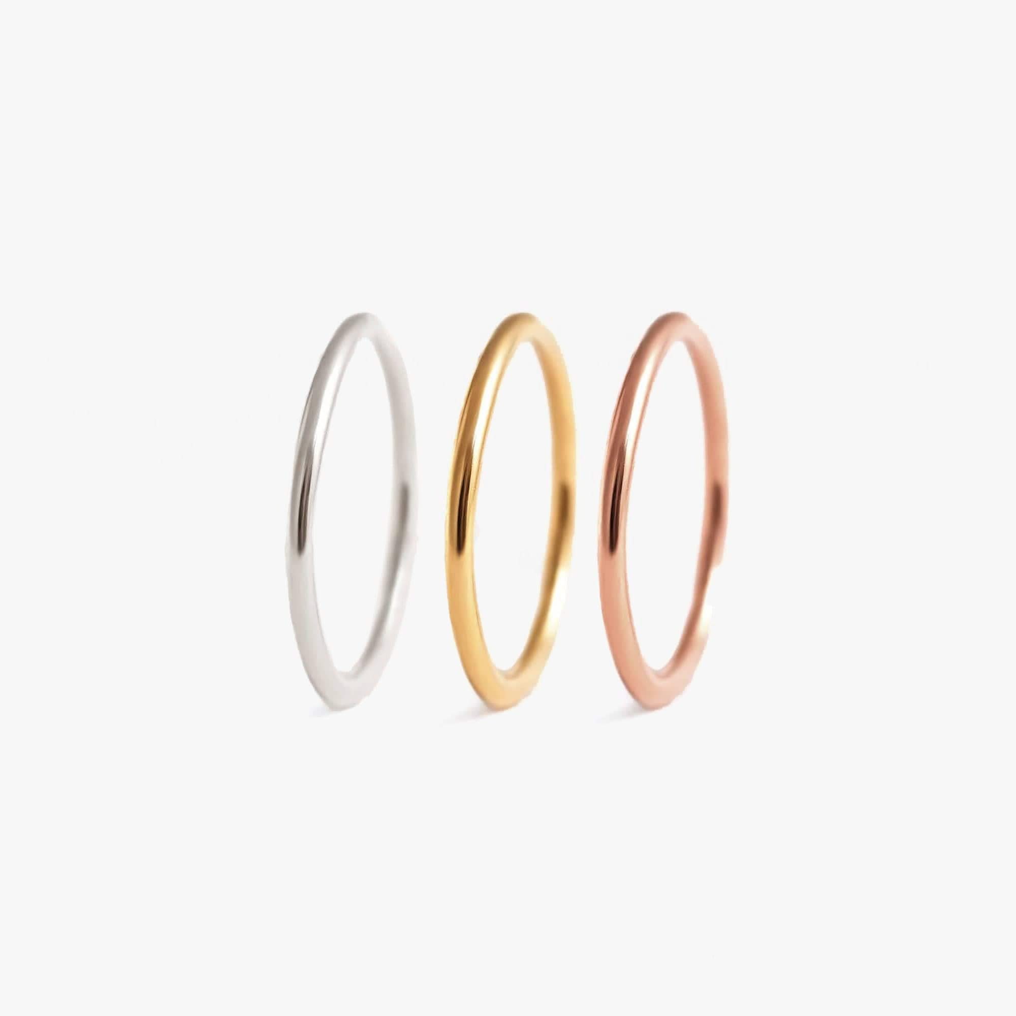 Seamless Clickers/Cartilage Hoop Earrings 14g - EricaJewels