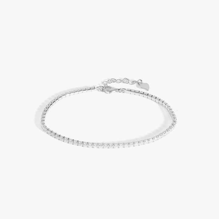 minimalist cubic zirconia bracelet