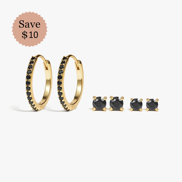 Modern Black Earrings For Women | Earrings Set