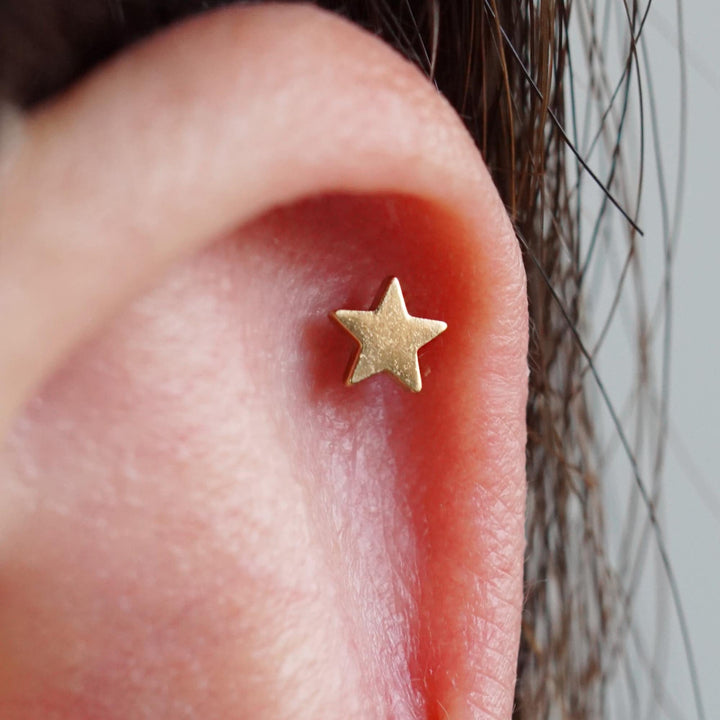 flat back piercings