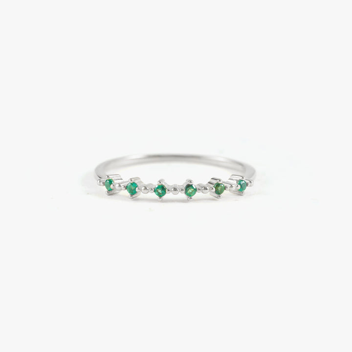 emerald eternity ring
