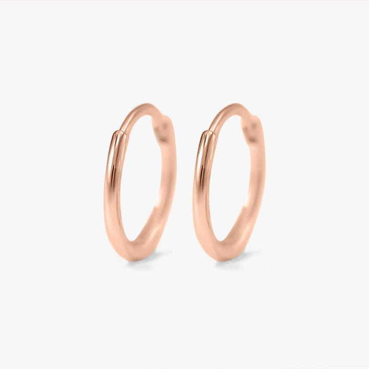Multiple Sizes Essential Plain Thin Hoop Earrings