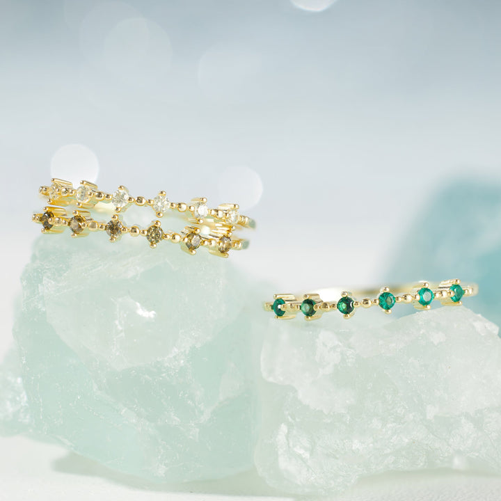 emerald eternity ring