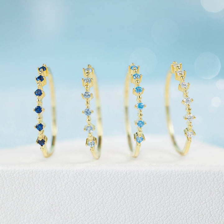 blue sapphire eternity ring 
