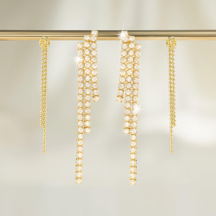 beaded tassel earrings 