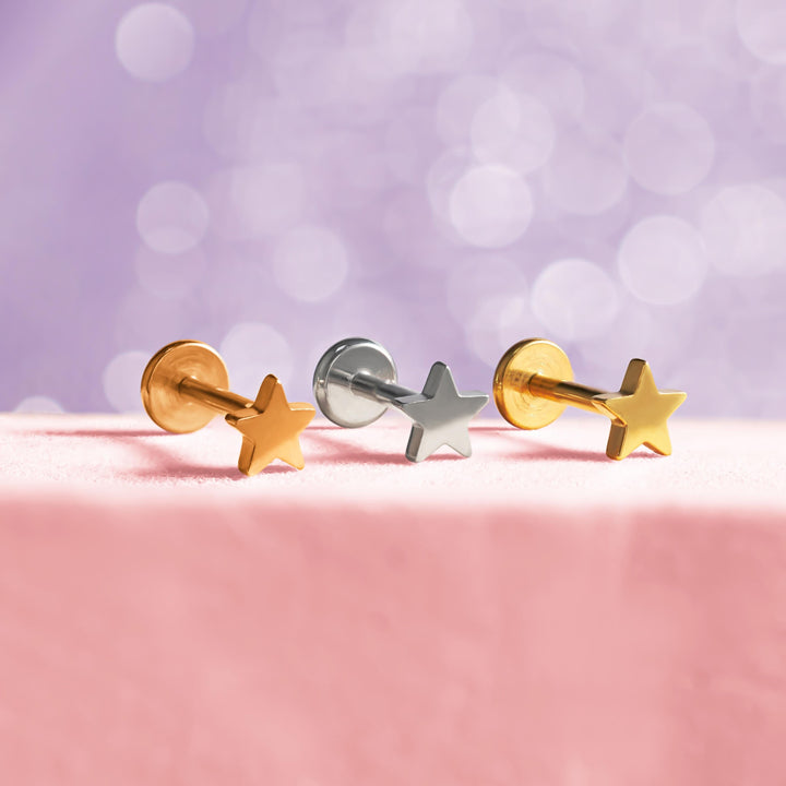 gold star stud