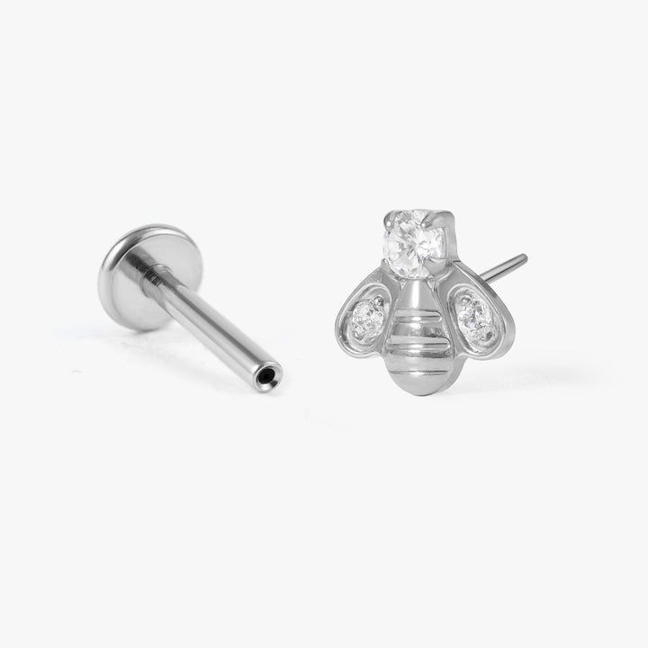  Bee silver Stud