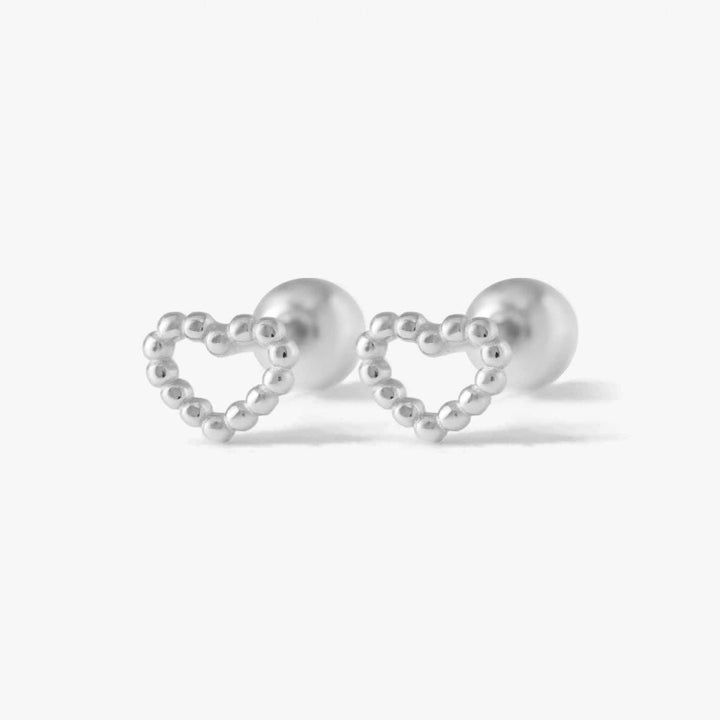 Silver-stering silver screw back