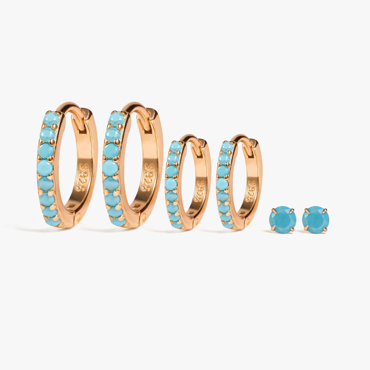 rose gold earrings
