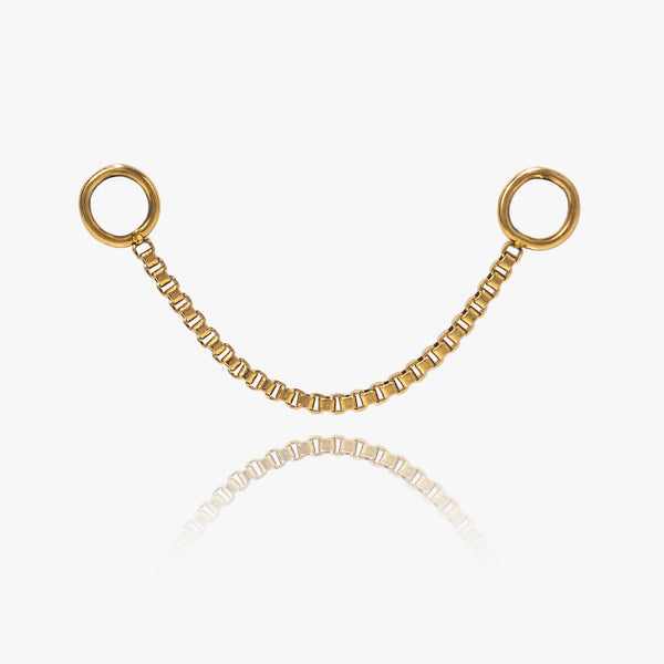 Single Chain Charm Connector | Stainless Steel