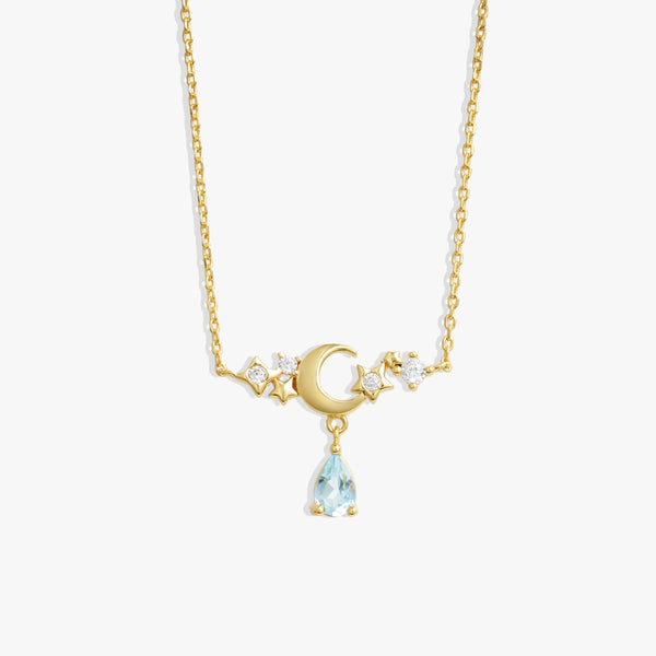 aquamarine pendant necklace