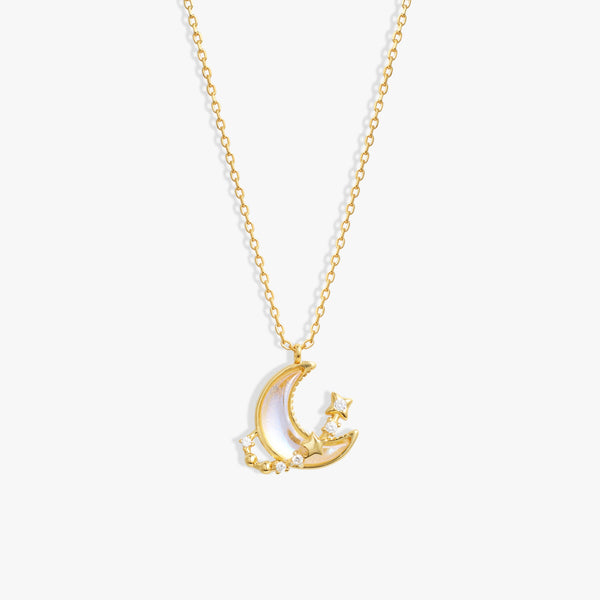 Moon Pendant Necklace