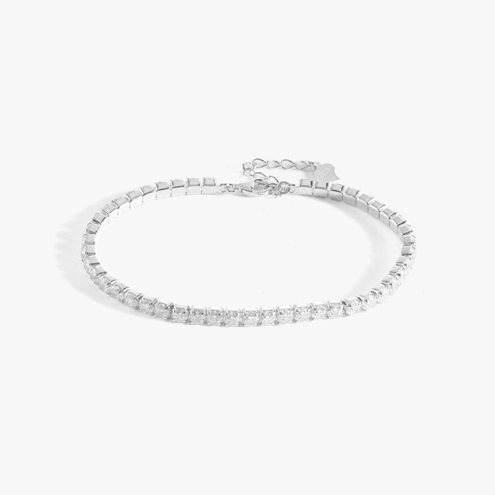 minimalist cubic zirconia bracelet