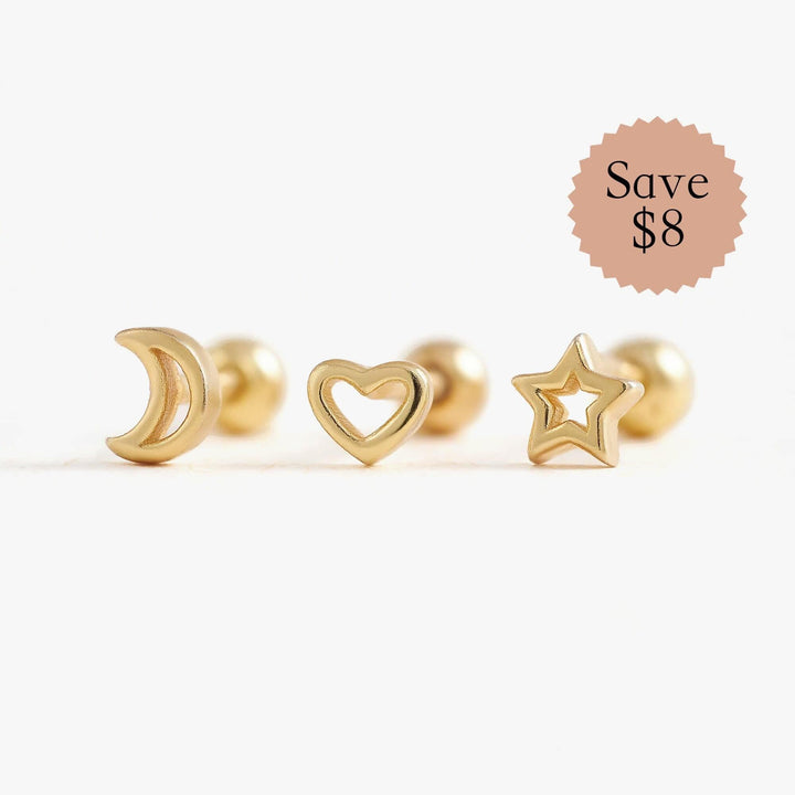 Buddle Gift Set & Plain Earring Set