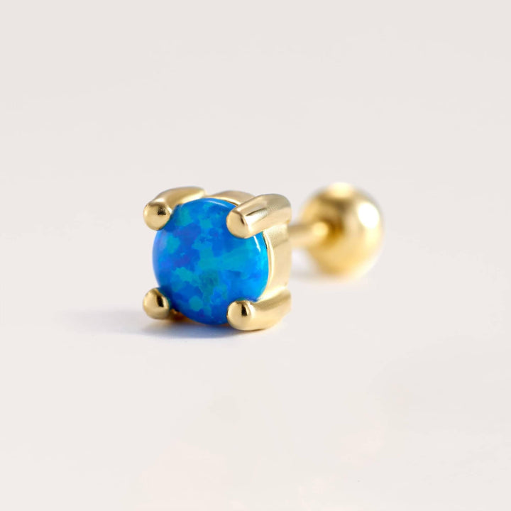 Blue Opal Hoop And Stud Set-EricaJewels