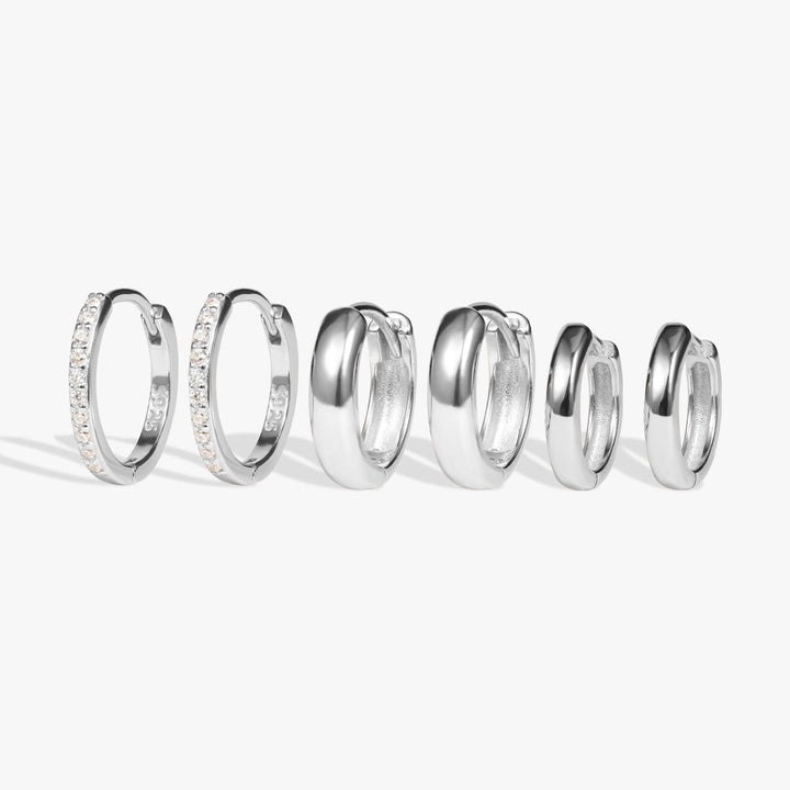 Versatile Hoops Ensemble | Classic & Dazzling Pairs-EricaJewels
