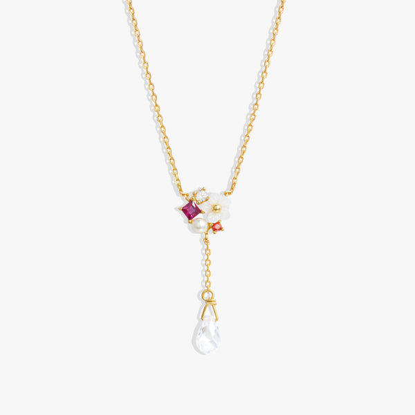 mother of pearl pendant necklace