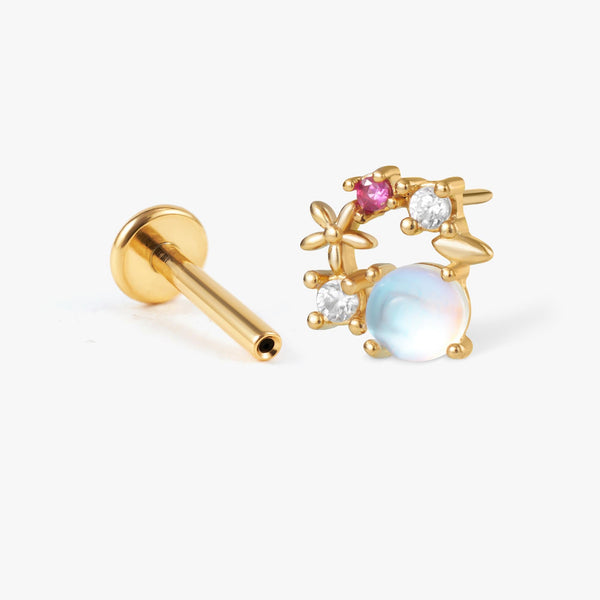gold earrings