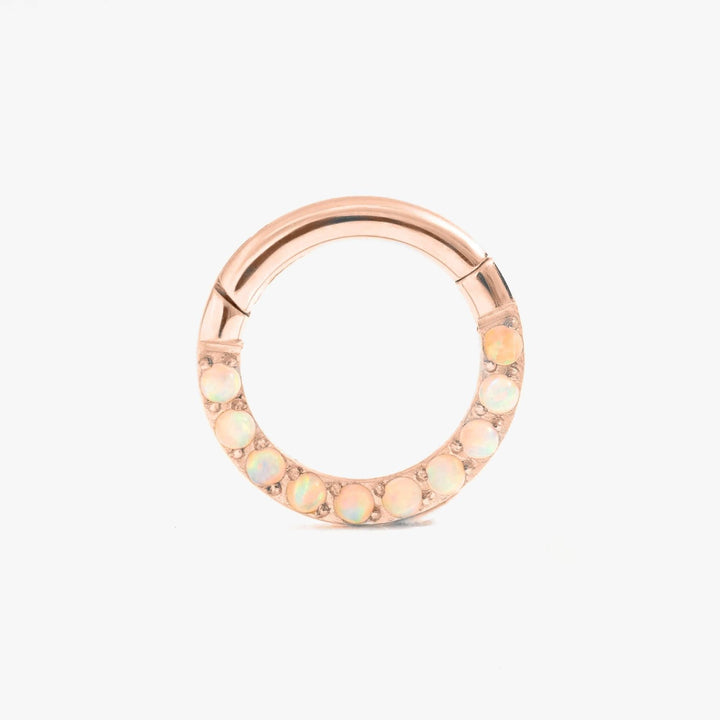 Essential White Opal Daith Jewelry & Septum Rings-EricaJewels