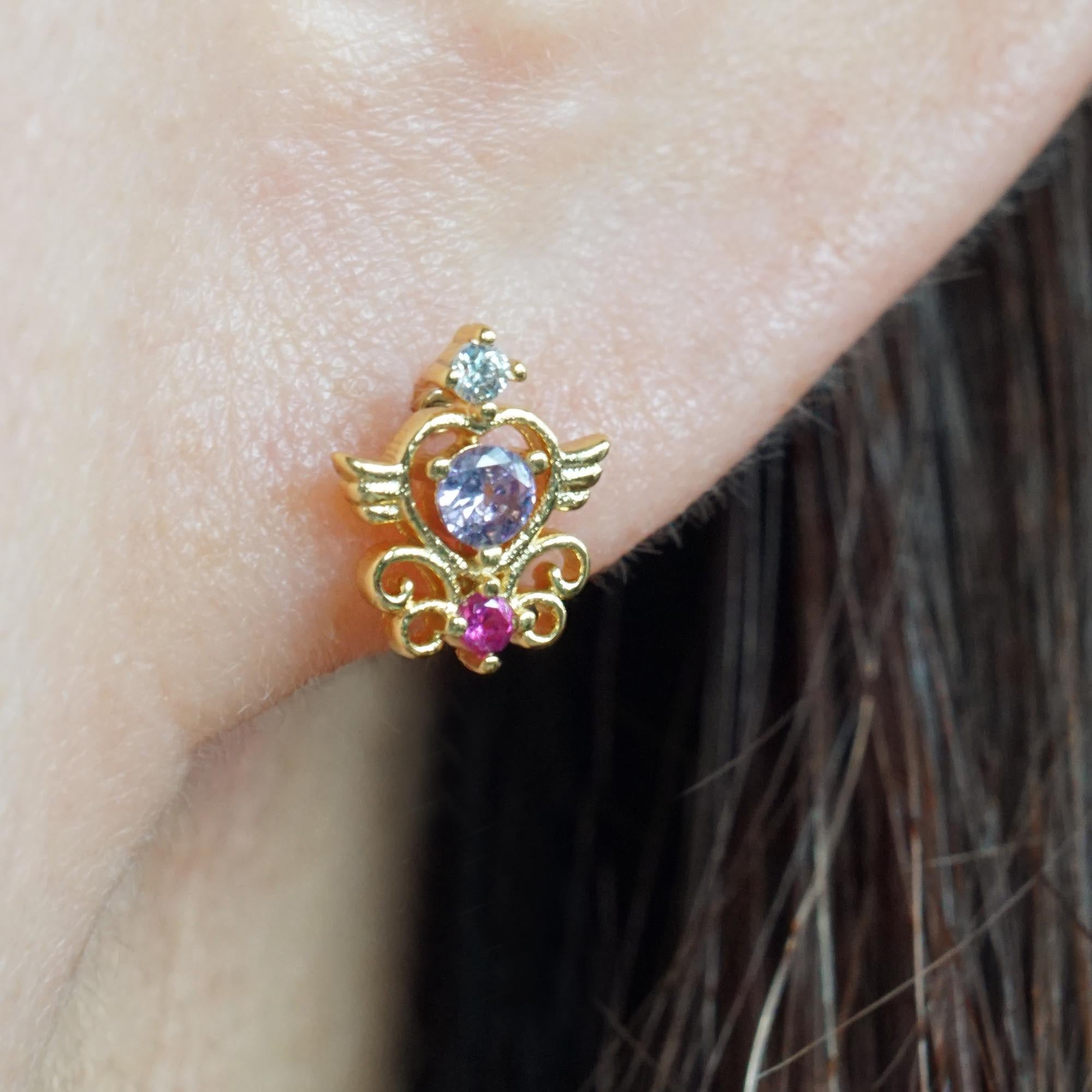 【新品】アナスイSailor Moonイヤリング＊アクセサリー＊earrings 新品】アナスイSailor Moonイヤリング＊アクセサリー＊earrings