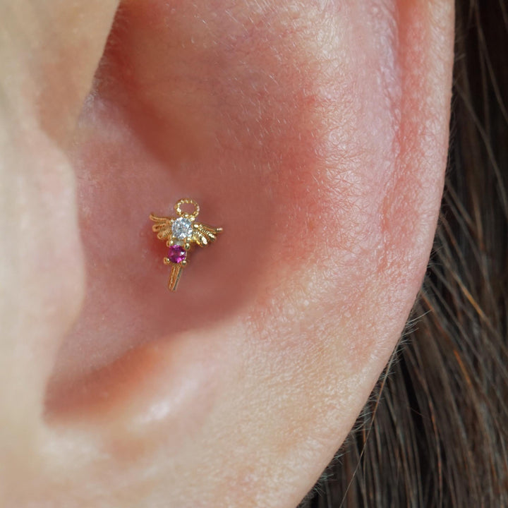 angel conch earring