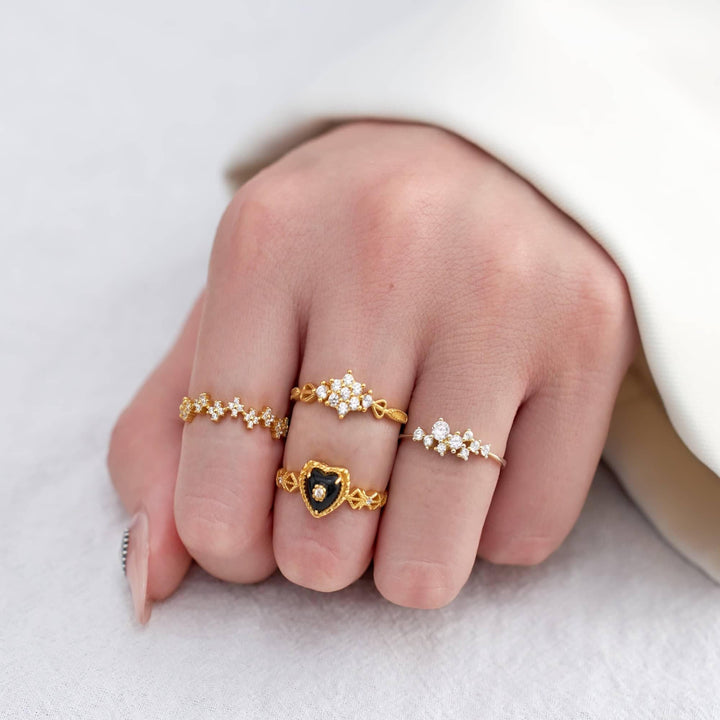 Flower Diamond Ring