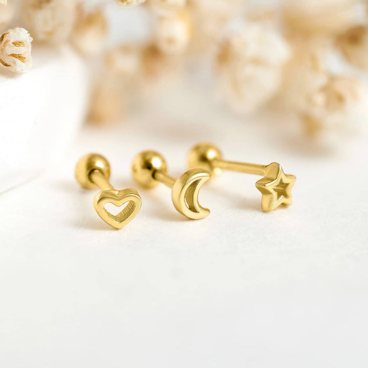Plain Stud Earrings Set | Buddle Gift Set - EricaJewels