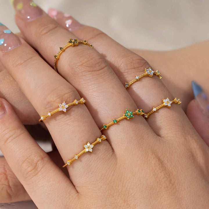 yellow gold citrine ring