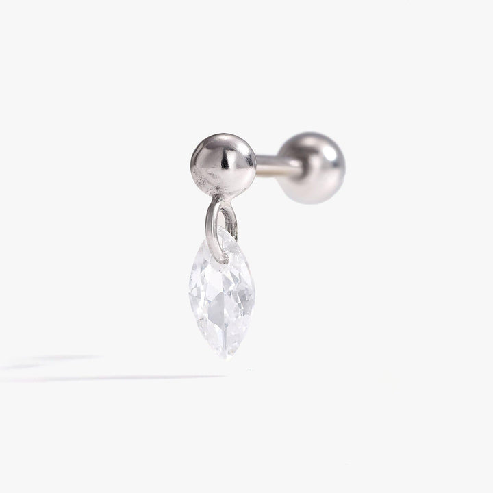 Marquise Dangle Screw Back Earrings - EricaJewels