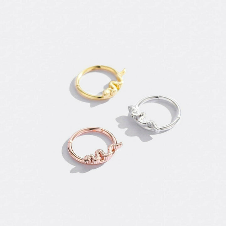 Snake Daith Earrings - EricaJewels