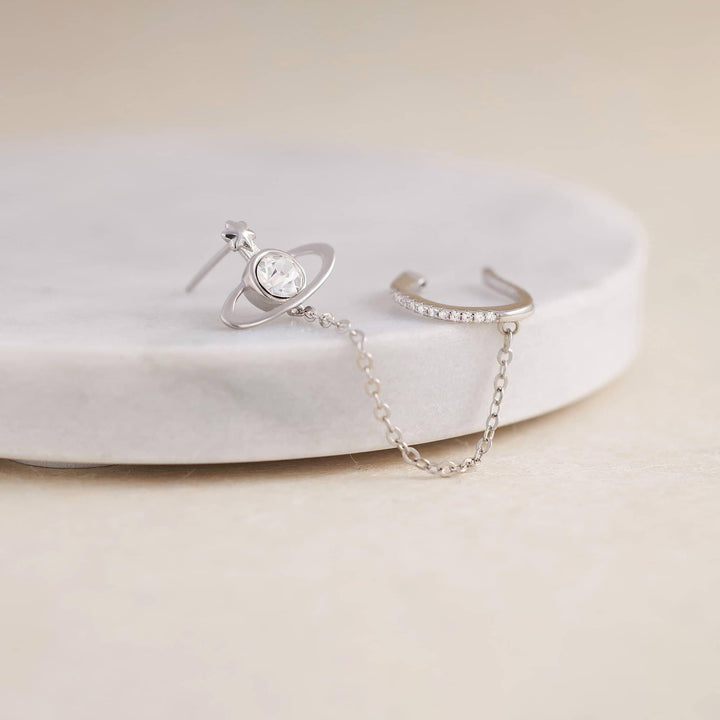 Ear Clip Earrings | Chain Link Earrings - EricaJewels