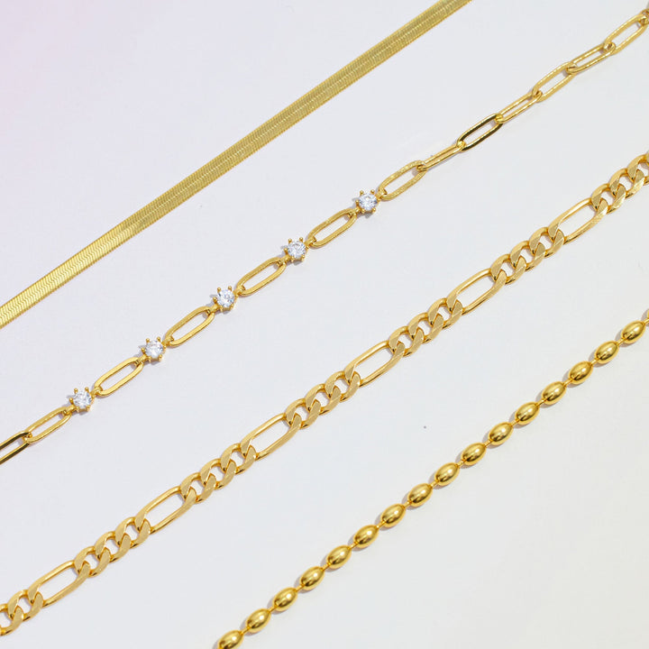 Simple Plain Stacking Bracelet - Erica Jewels