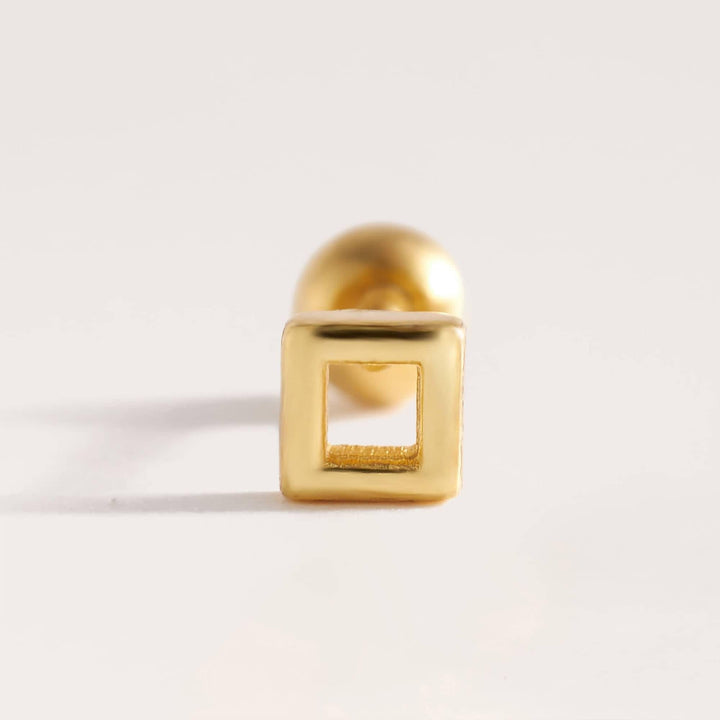 Geometric Earrings & Square Cartilage Earrings - EricaJewels
