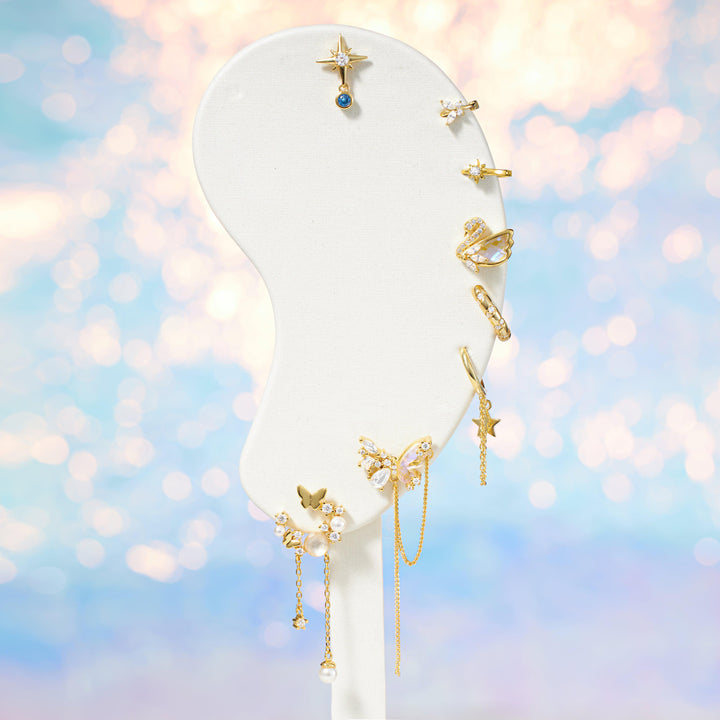 swan earrings