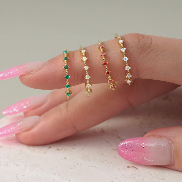 emerald eternity ring