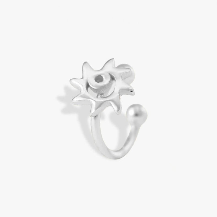 Cosmic Plain Sun Ear Cuff Earring-EricaJewels