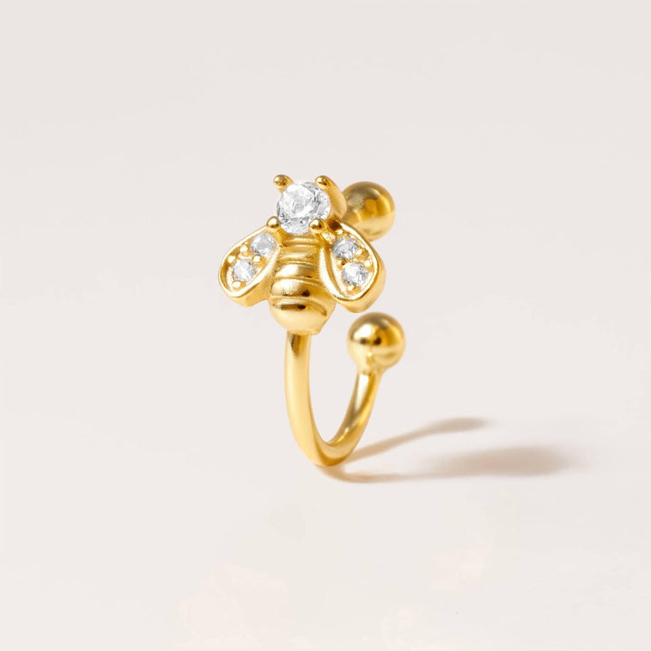 Humble Bee Crystal 3A CZ Ear Cuff Earring