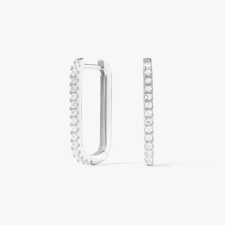 sterling silver hoop earrings