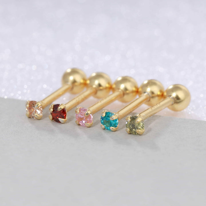garnet birthstone earrings