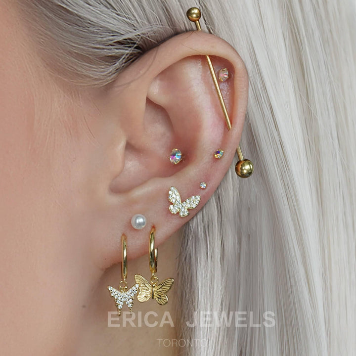 sterling silver hoop
