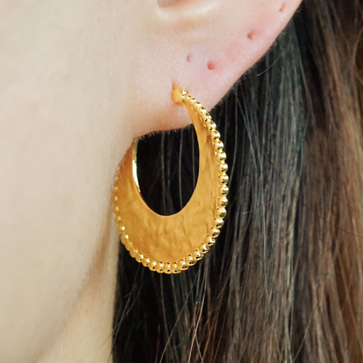 sterling silver hoop