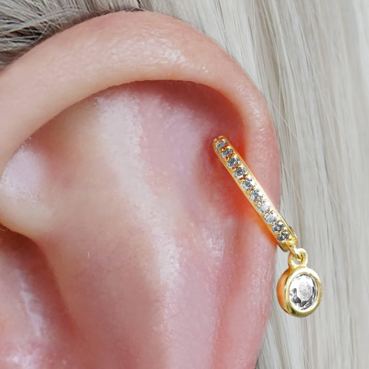 sterling silver hoop