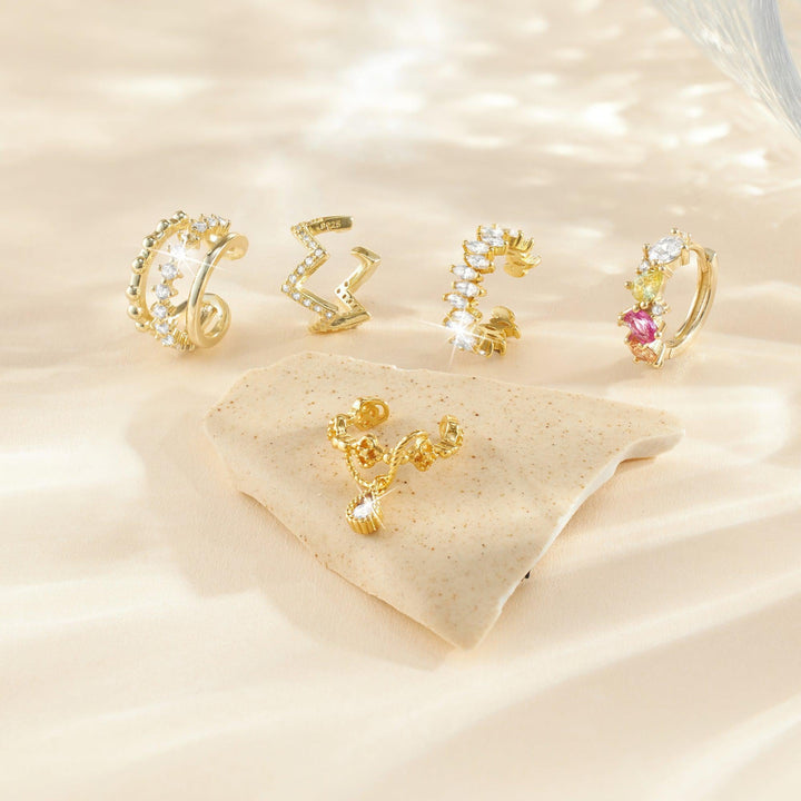 Unique Waive Conch Cuff 