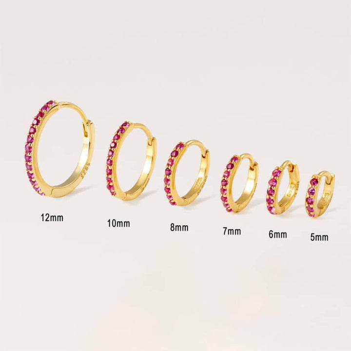 Hoop with sizes