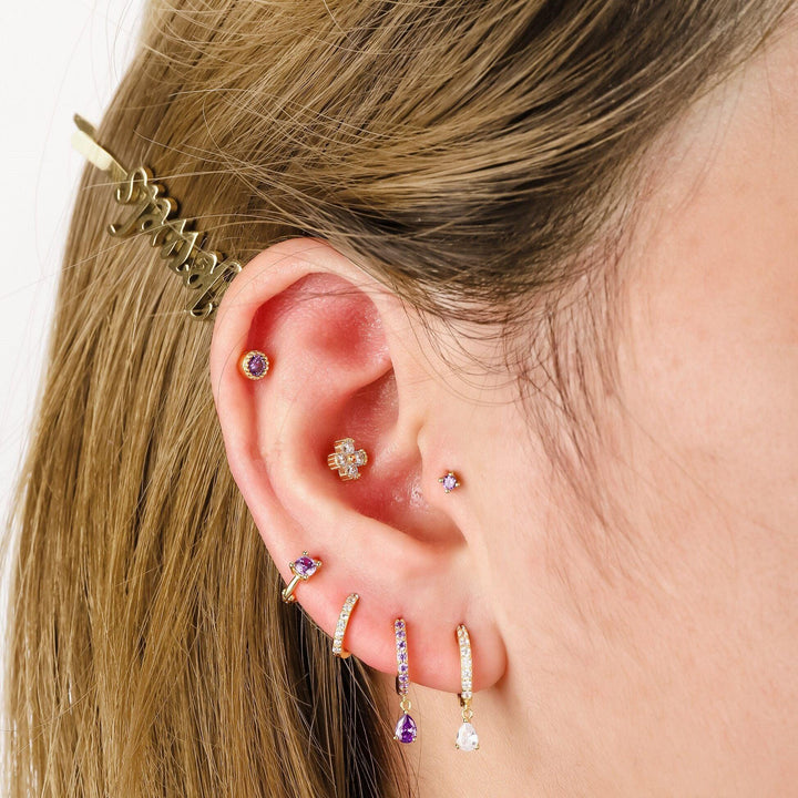 emerald teardrop earrings