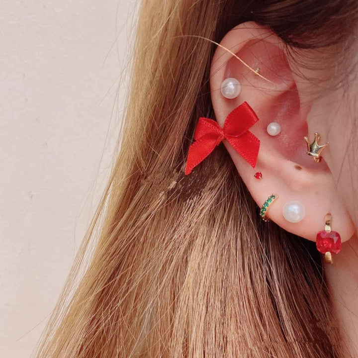 chunky gold hoop earrings 