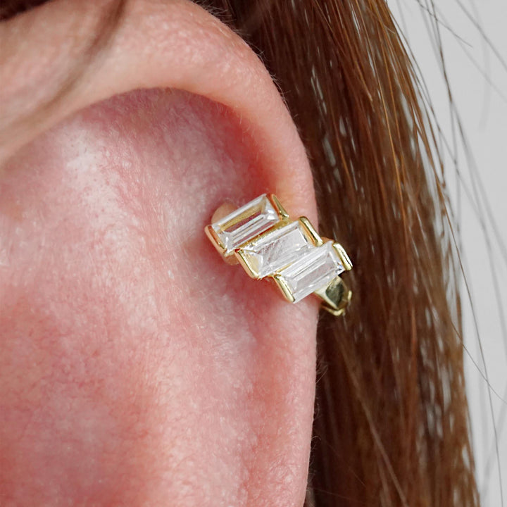huggie hoop earrings