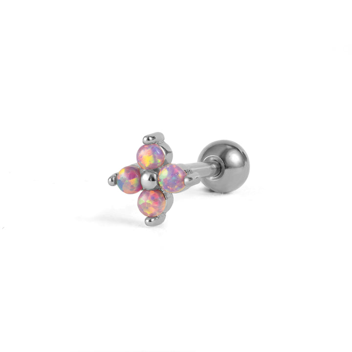 Color_Silver,Bar Type & Materials_Ball End (Titanium)