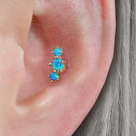flat back piercings